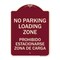 Signmission Warning Unauthorized Vehicles Towed By Towing Co. Heavy-Gauge Alum Sign, 24" x 18", BU-1824-22710 A-DES-BU-1824-22710 - alternate 1